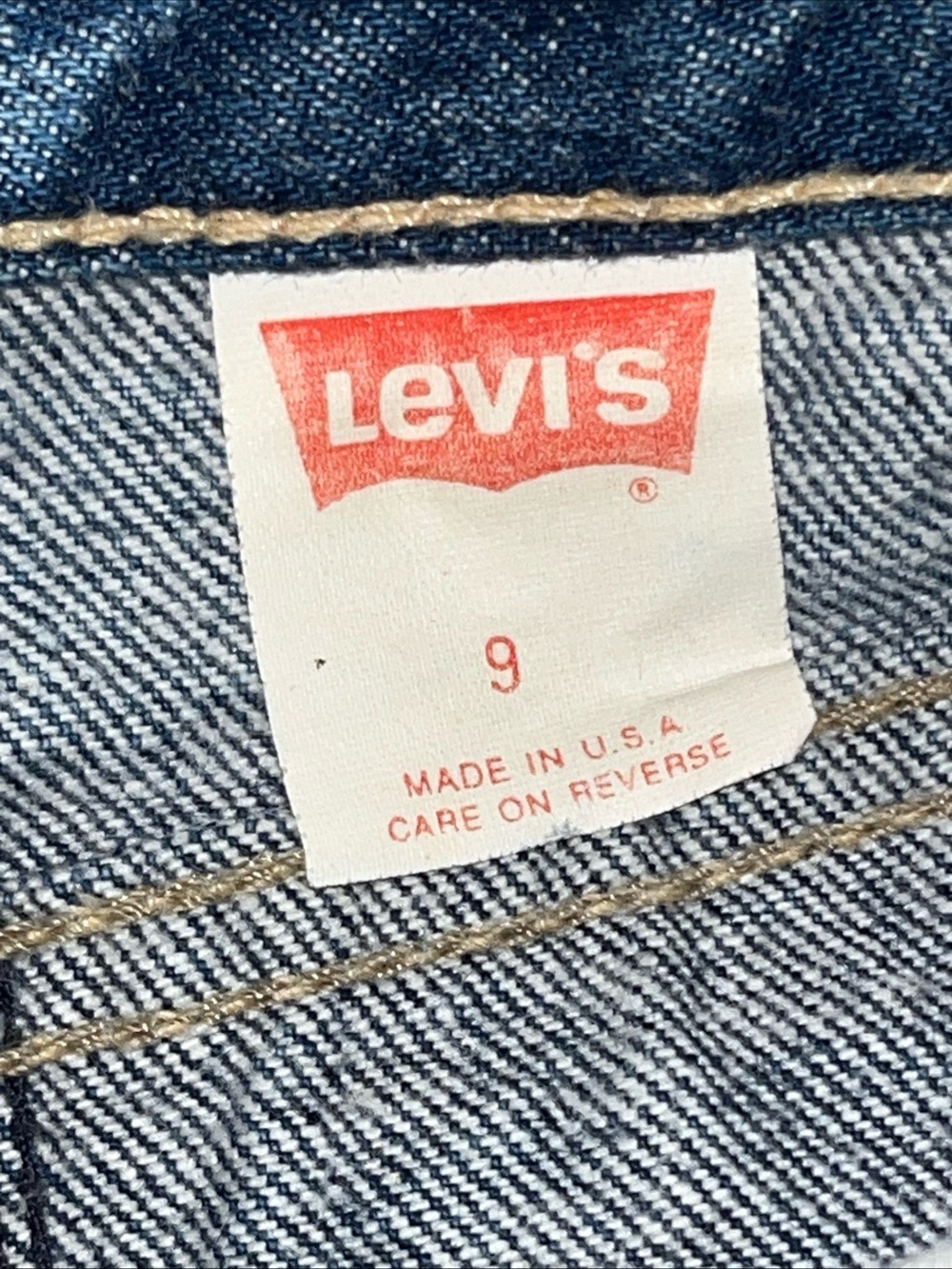 Vintage Levi’s Barrel Leg Cut Off Capri Mom Jeans High Waist Denim Women’s 9 - Picture 9 of 12